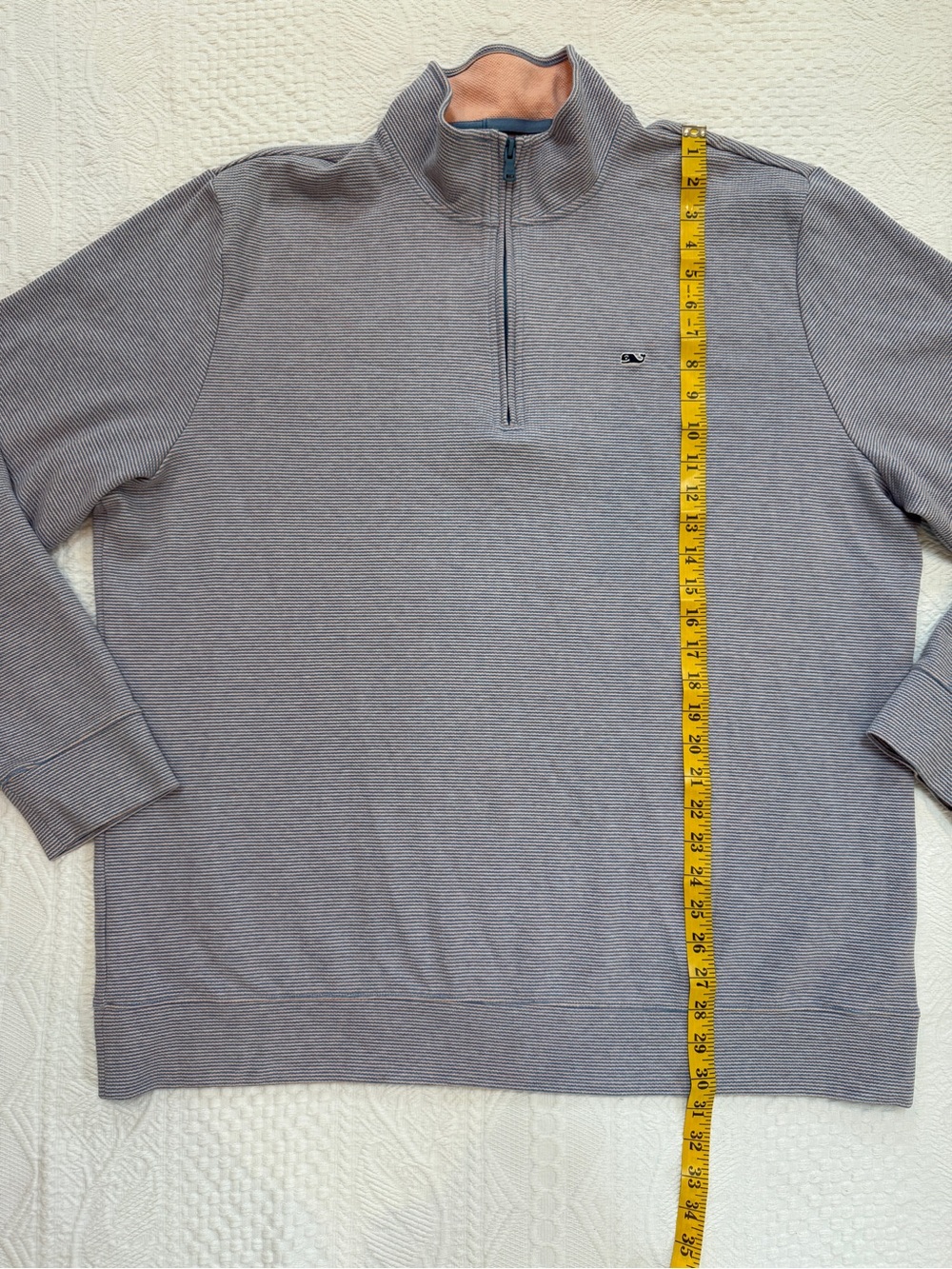 Vineyard Vines Performance Quarter Zip Pullover Blue Men’s 2XL - Picture 8 of 9